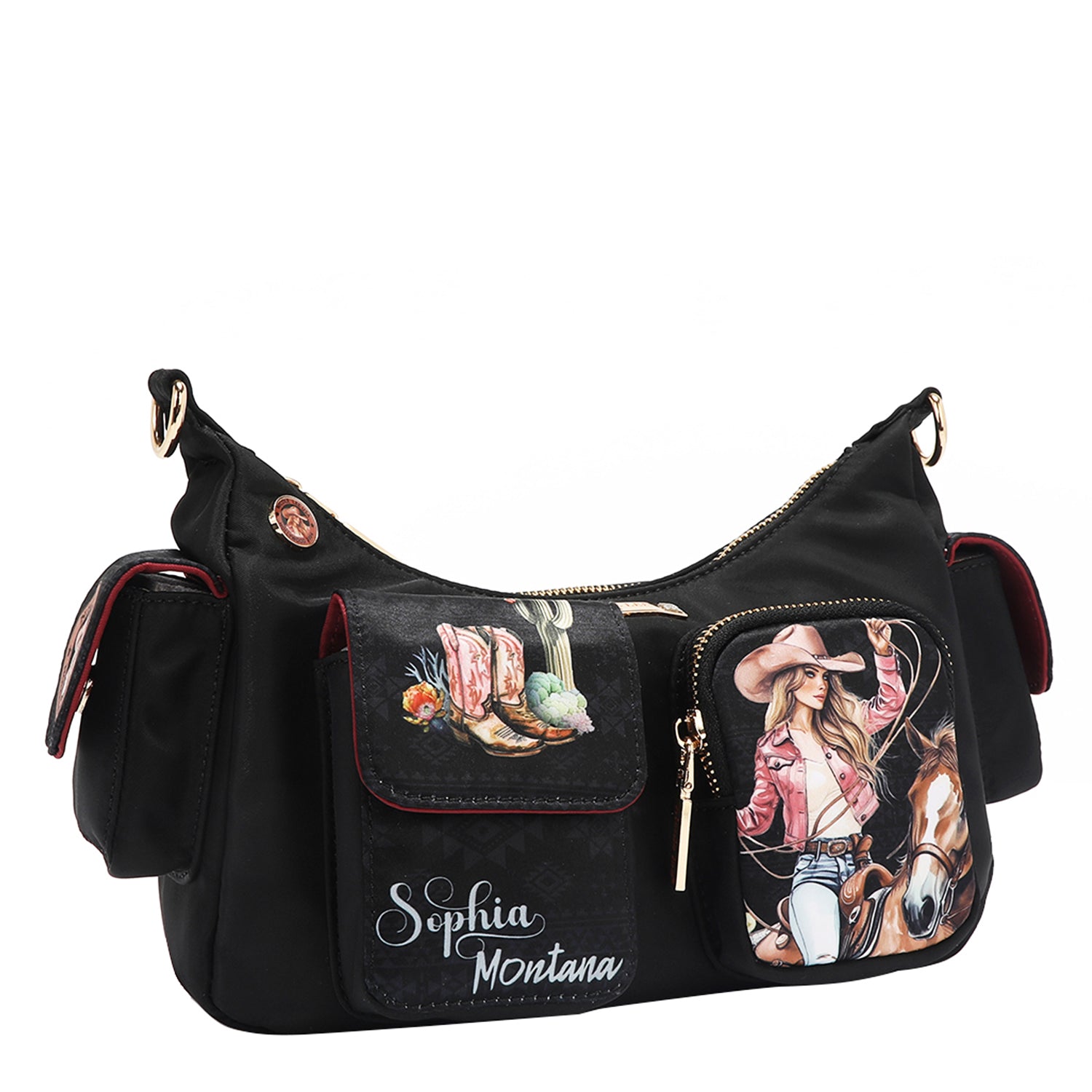 NYLON SHOULDER BAG (<tc>SOFIA MONTANA</tc>)