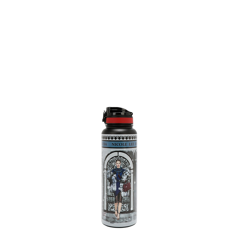 BOTELLA VASO 1.2 L (MODA SNOWFLAKE)