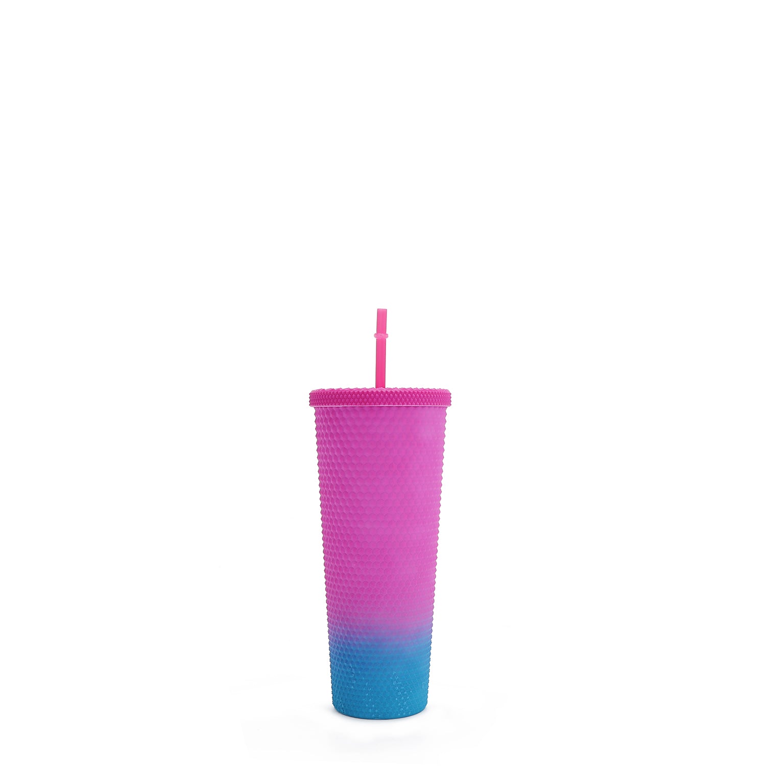 GLASS WITH LID AND STRAW 71 c.L. STUDDED (<tc><tc>Hollywood Drive</tc></tc>)