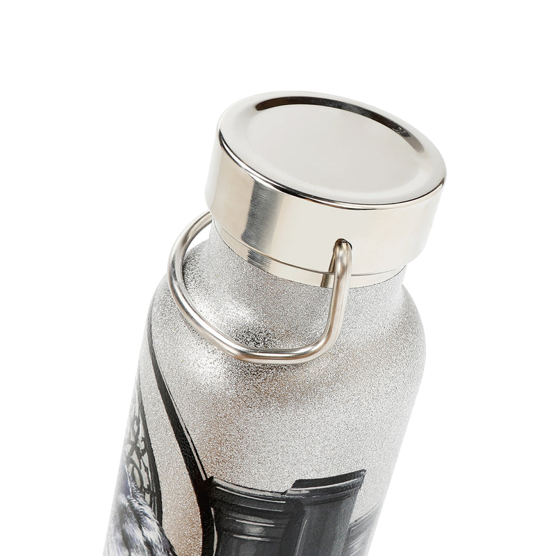 VASO TÉRMICO CON ALTAVOZ BLUETOOTH (MODA SNOWFLAKE)