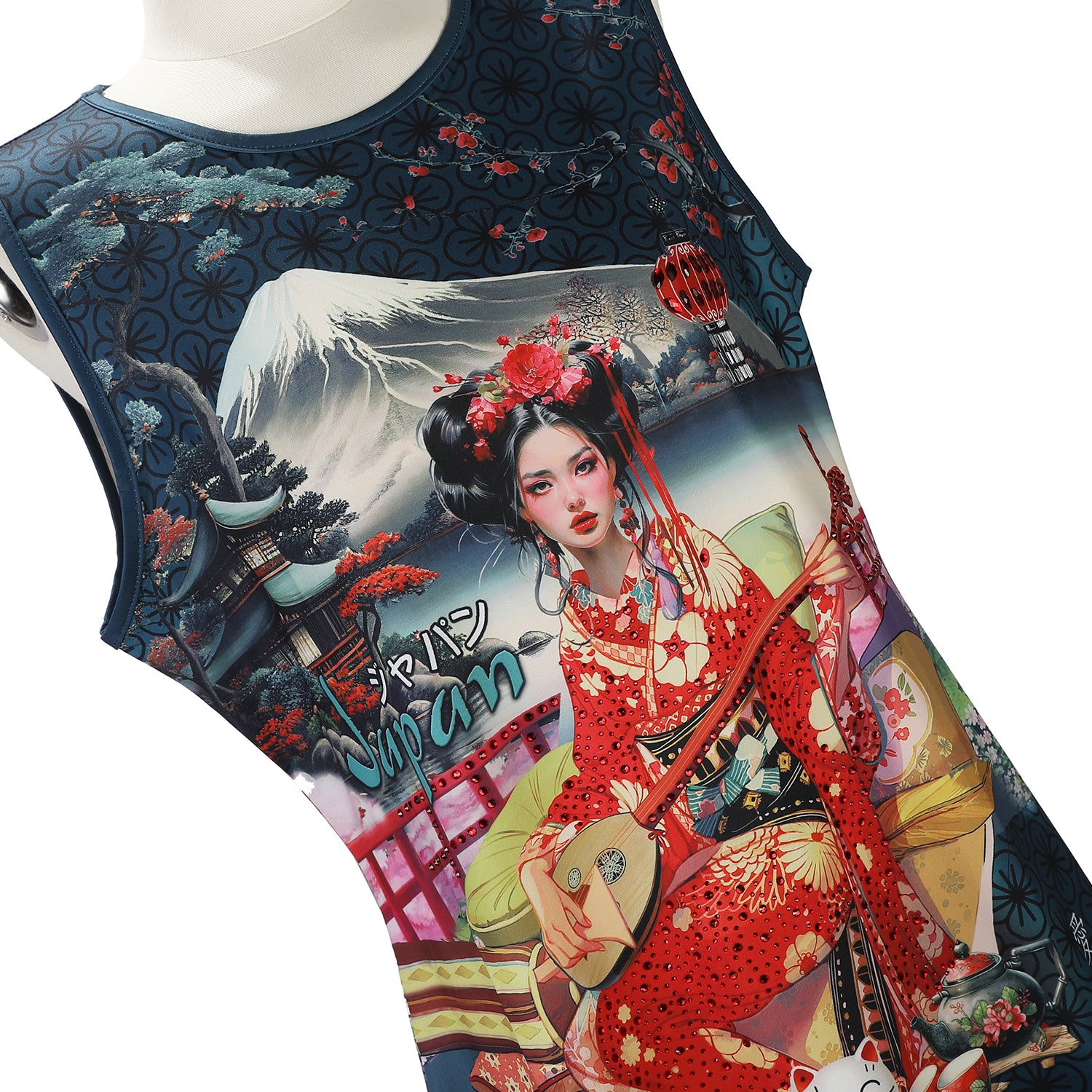 TOP TÚNICA NICOLE LEE CON BRILLOS (AKIKO LA BELLEZA)