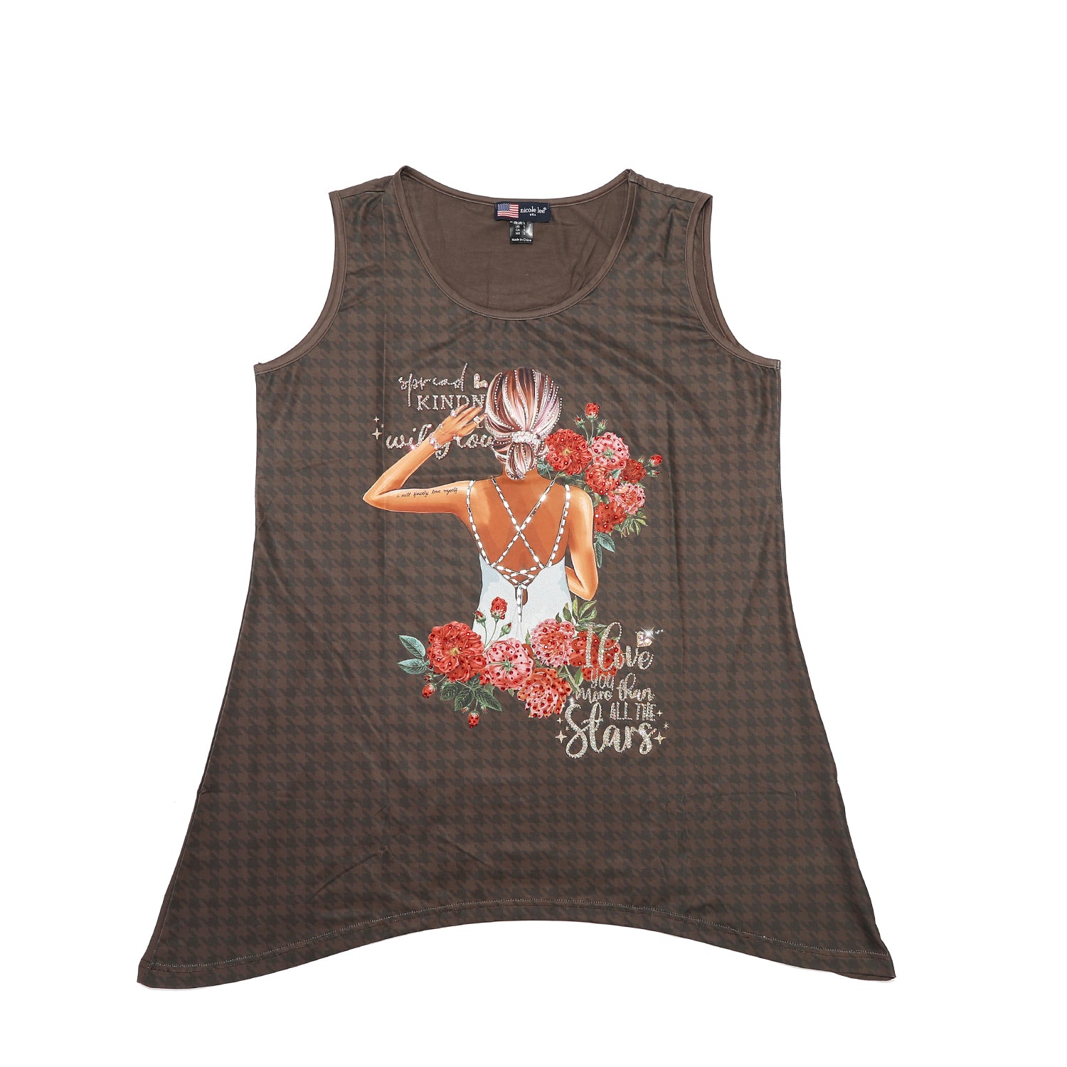 NICOLE LEE TUNIC TOP WITH SPARKLES (<tc>BLIND DATE</tc>)