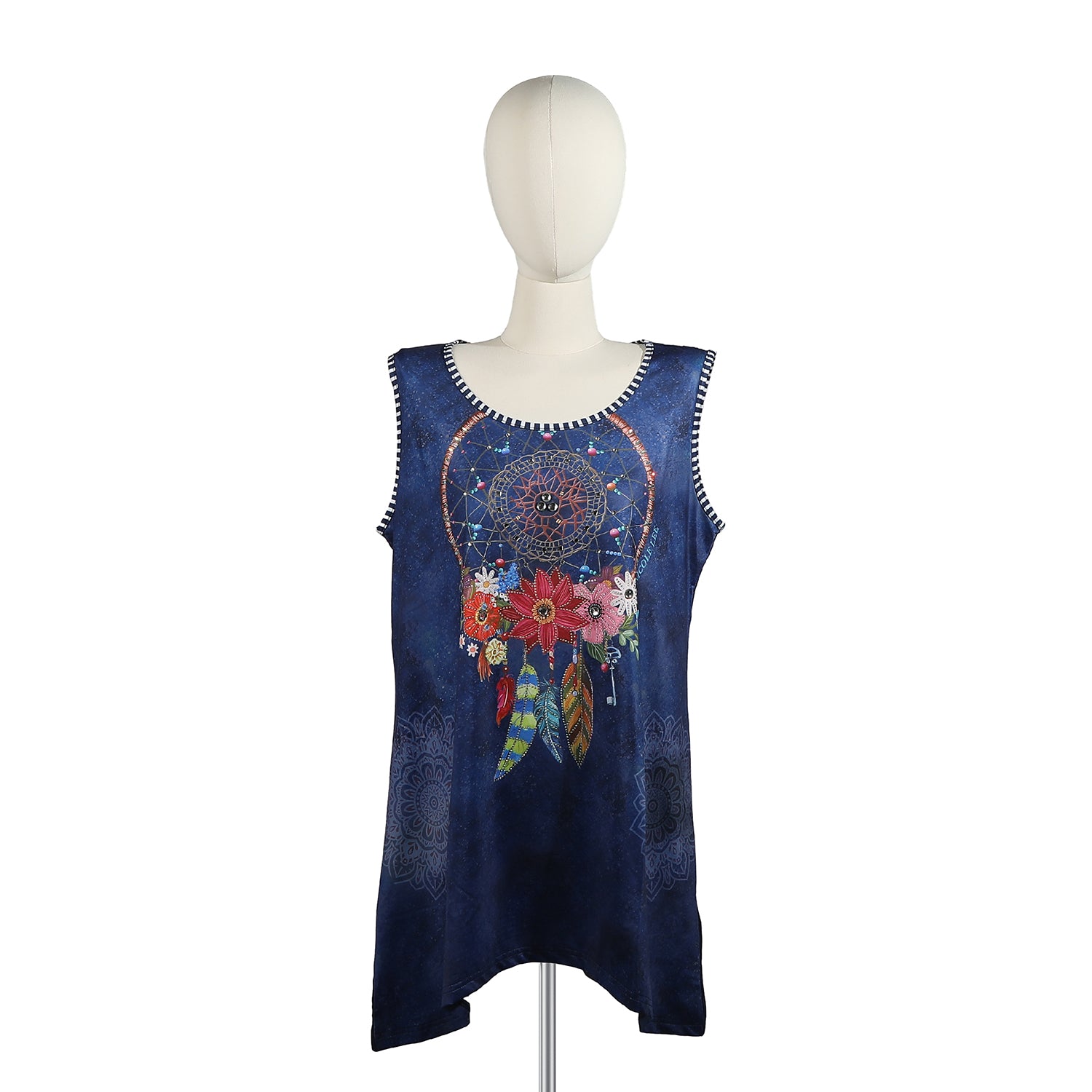 NICOLE LEE TUNICA TOP WITH SPARKLES (<tc>DREAM COMES TRUE</tc>)