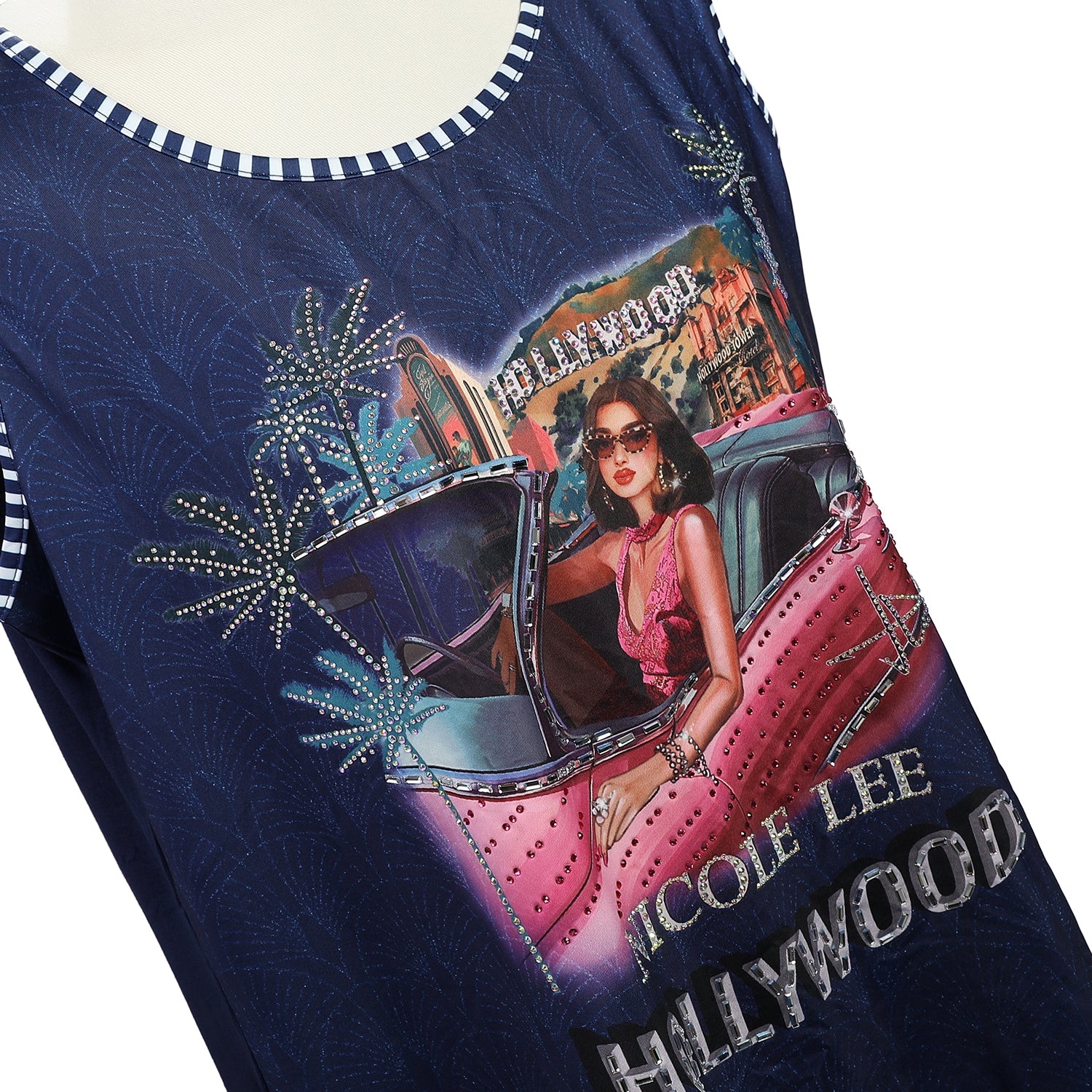 NICOLE LEE TUNIC TOP WITH SPARKLES (<tc>HOLLYWOOD DRIVE</tc>)