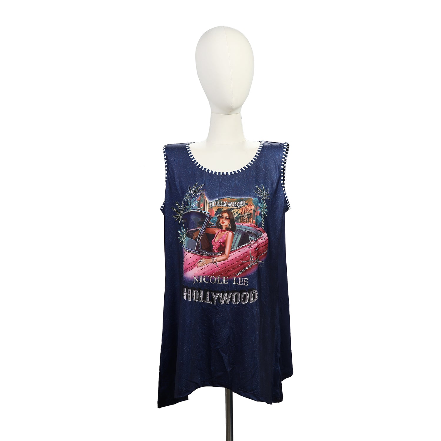 NICOLE LEE TUNIC TOP WITH SPARKLES (<tc>HOLLYWOOD DRIVE</tc>)