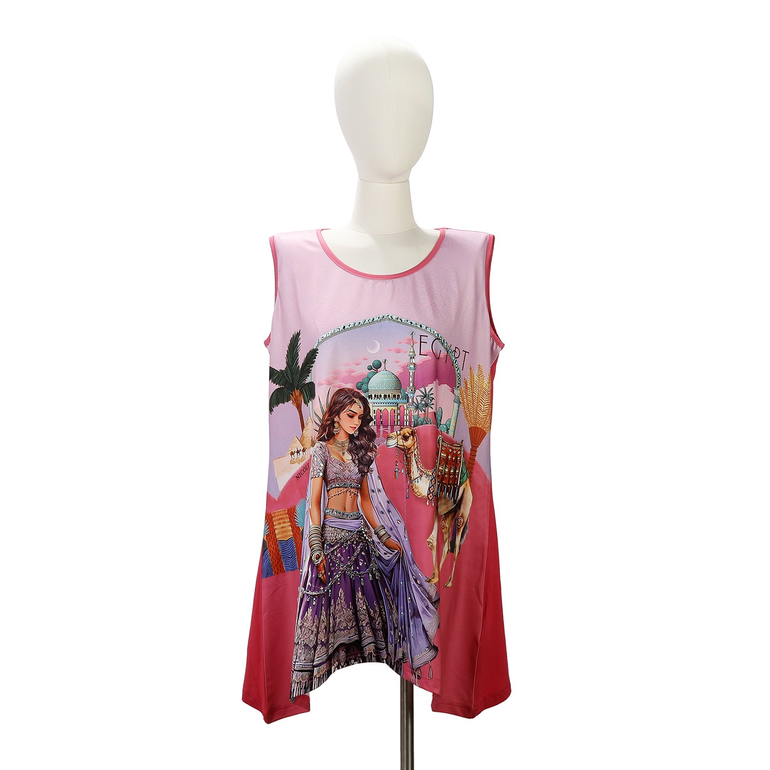 NICOLE LEE TUNICA TOP WITH SPARKLES (<tc>QUEEN CLEOPATRA</tc>)