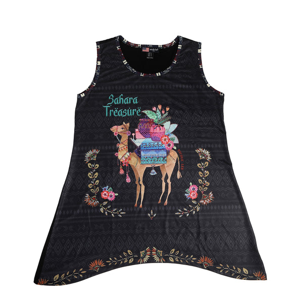 TUNICA TUNICA NICOLE LEE WITH BLACK BRIGHT (SAHARA TREASURE)