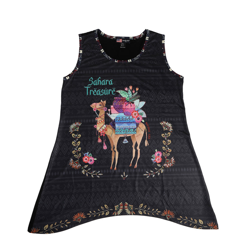 TUNICA TUNICA NICOLE LEE WITH BLACK BRIGHT (SAHARA TREASURE)