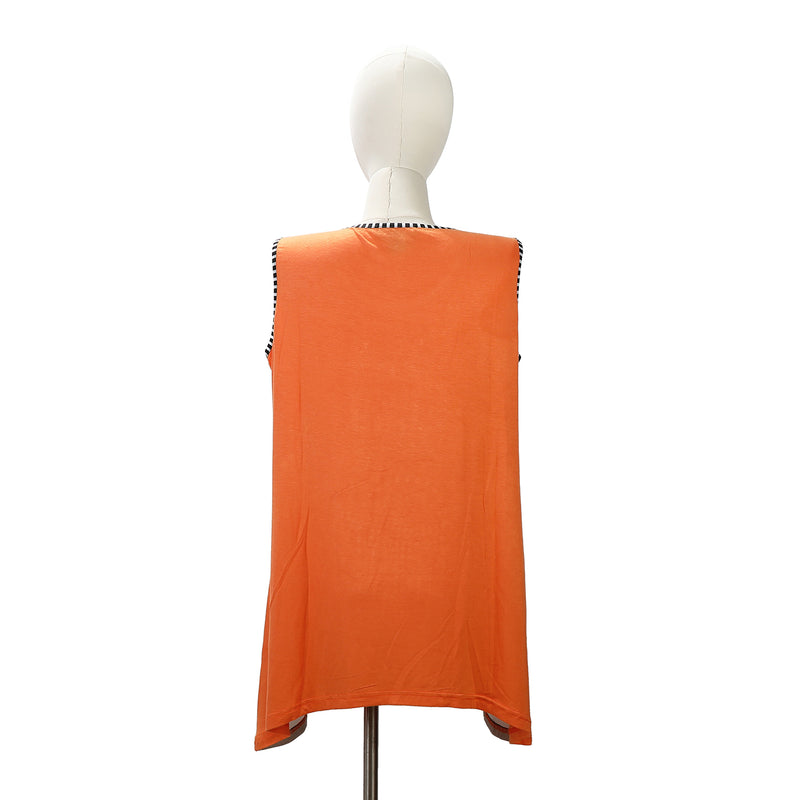 NICOLE LEE TUNICA TOP WITH SPARKLES (<tc>SUN & SAND</tc>)