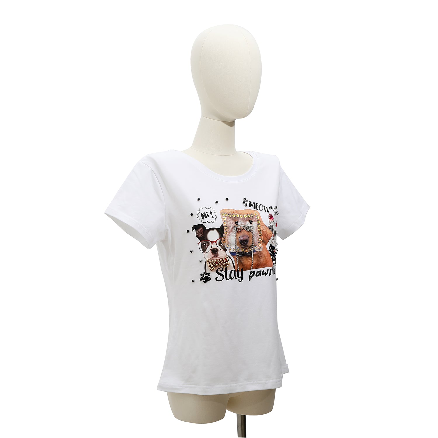 Nicole Lee Fashion T -shirt with shine (Big Brother)