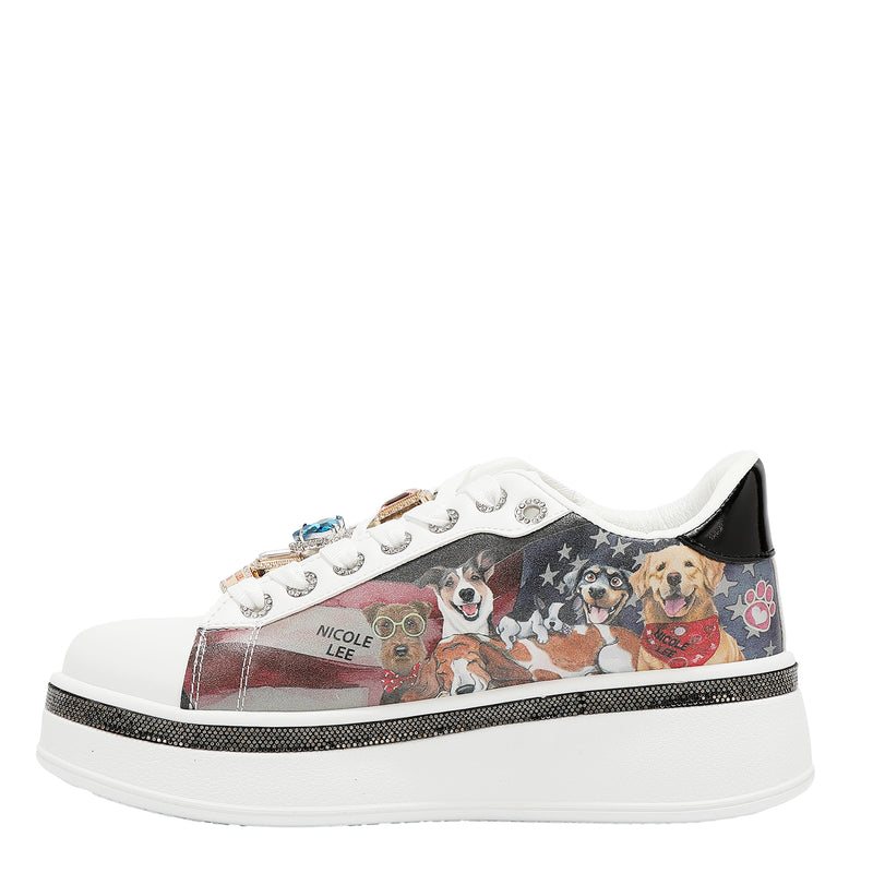 ZAPATILLAS DE MODA CON PEDRERÍA (BEST SMILE)