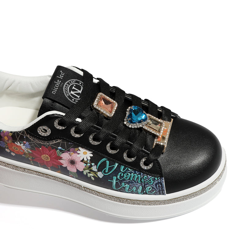 ZAPATILLAS DE MODA CON PEDRERÍA (DREAM COMES TRUE)