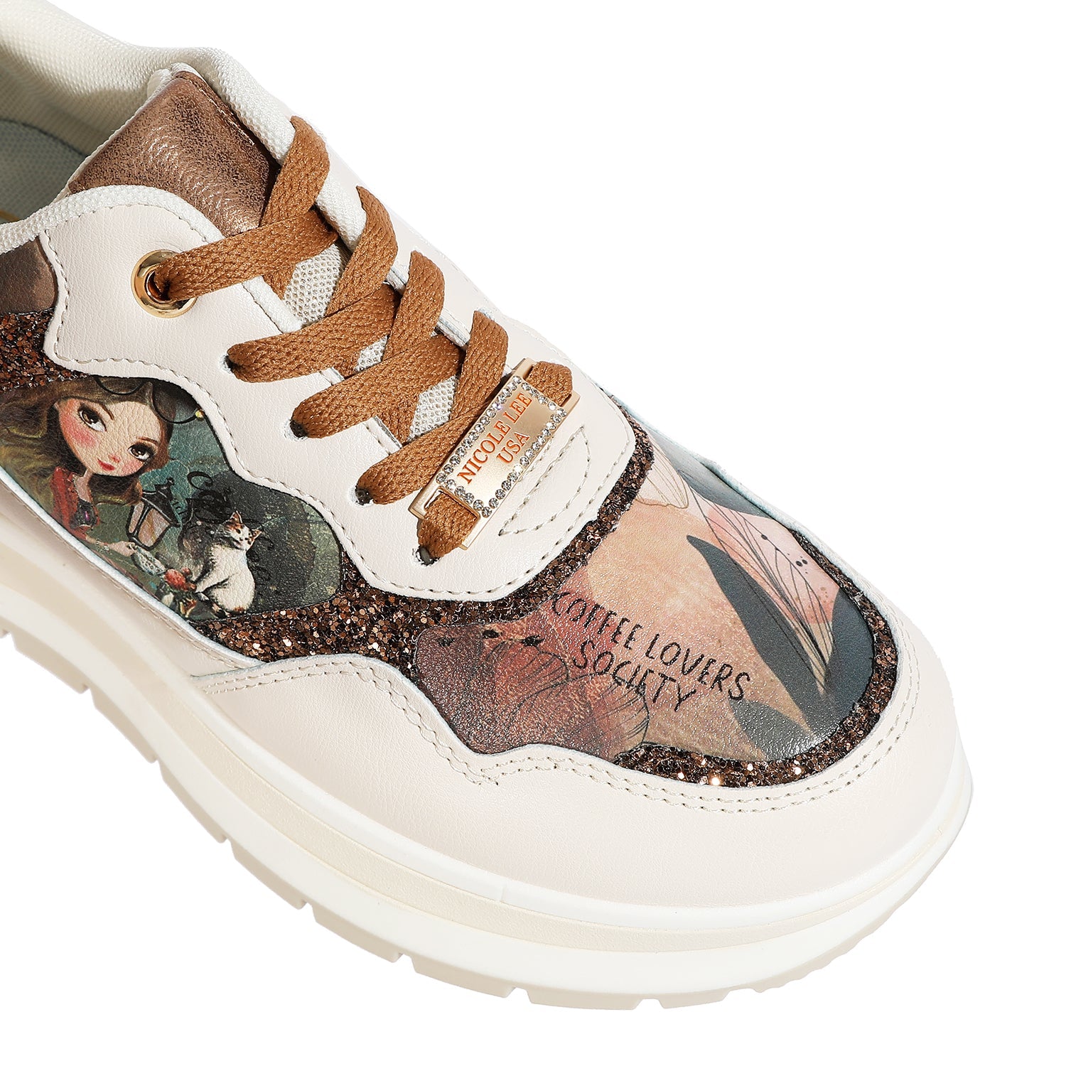 ZAPATILLAS BRILLANTES DE MODA (VIRTUAL FRIEND)