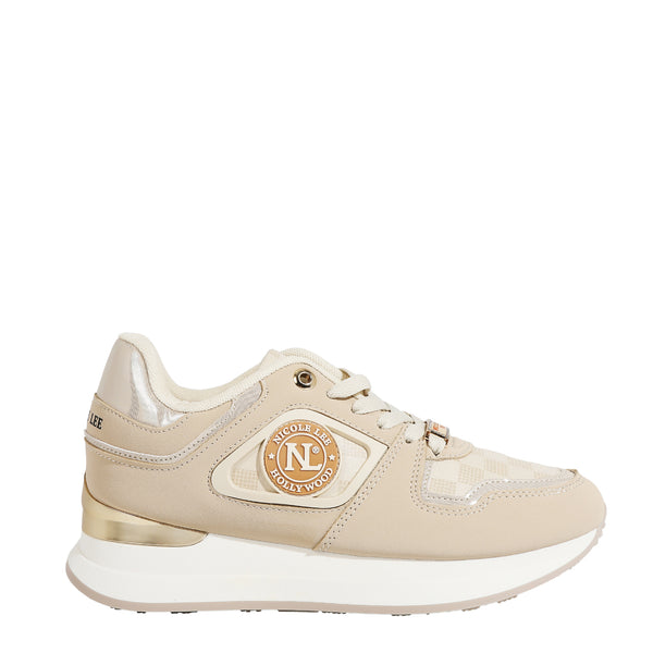 ZAPATILLAS DE MODA (BEIGE)