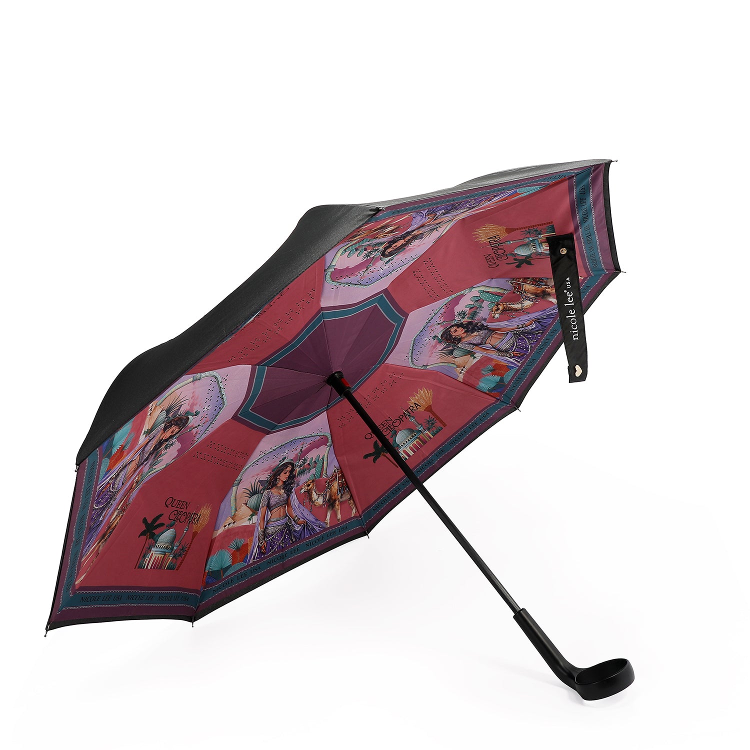 BLAKELY INVERTED CUP HOLDER UMBRELLA (<tc>QUEEN CLEOPATRA</tc>)