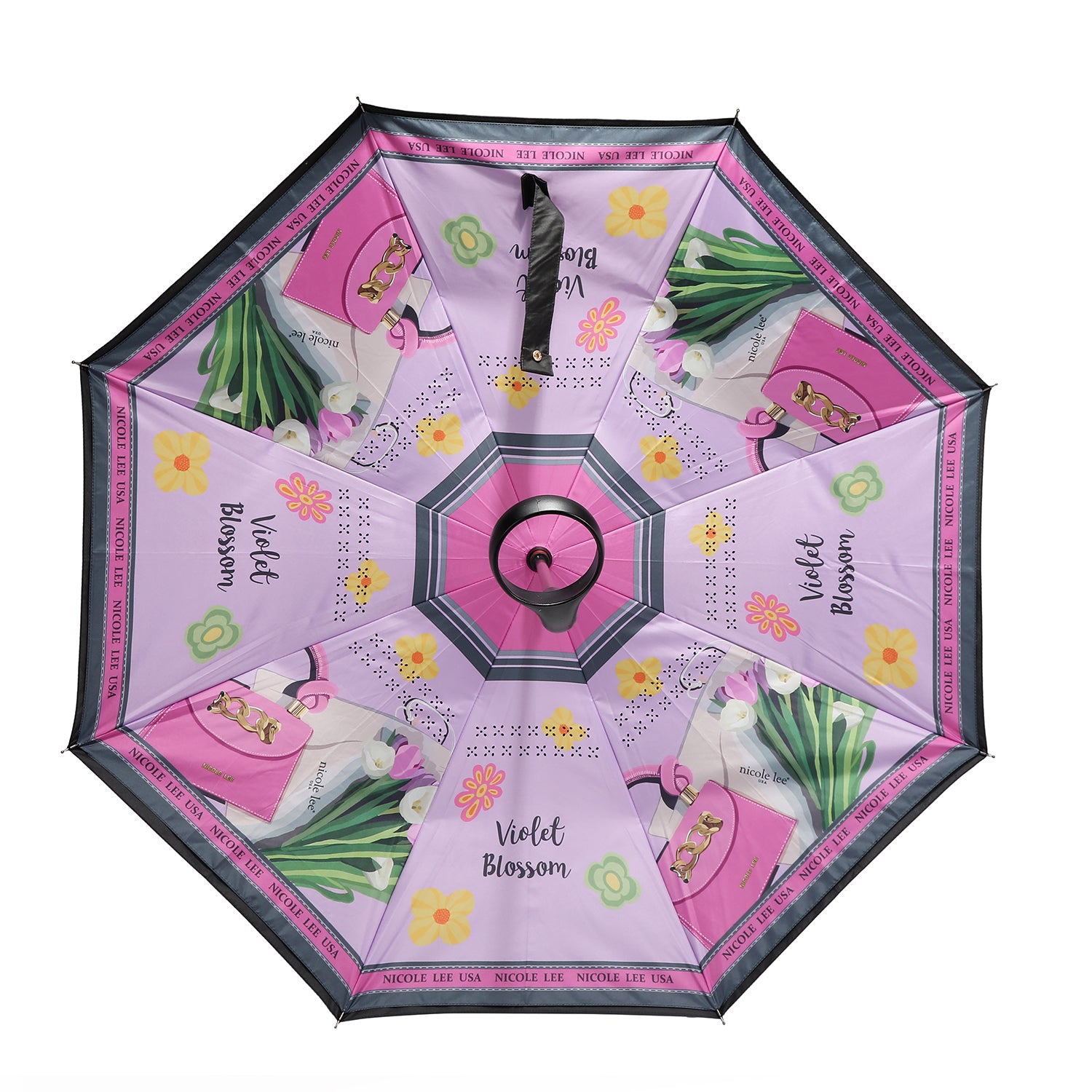 PARAGUAS INVERTIDO PARA PORTAVASOS BLAKELY (VIOLET BLOSSOM)