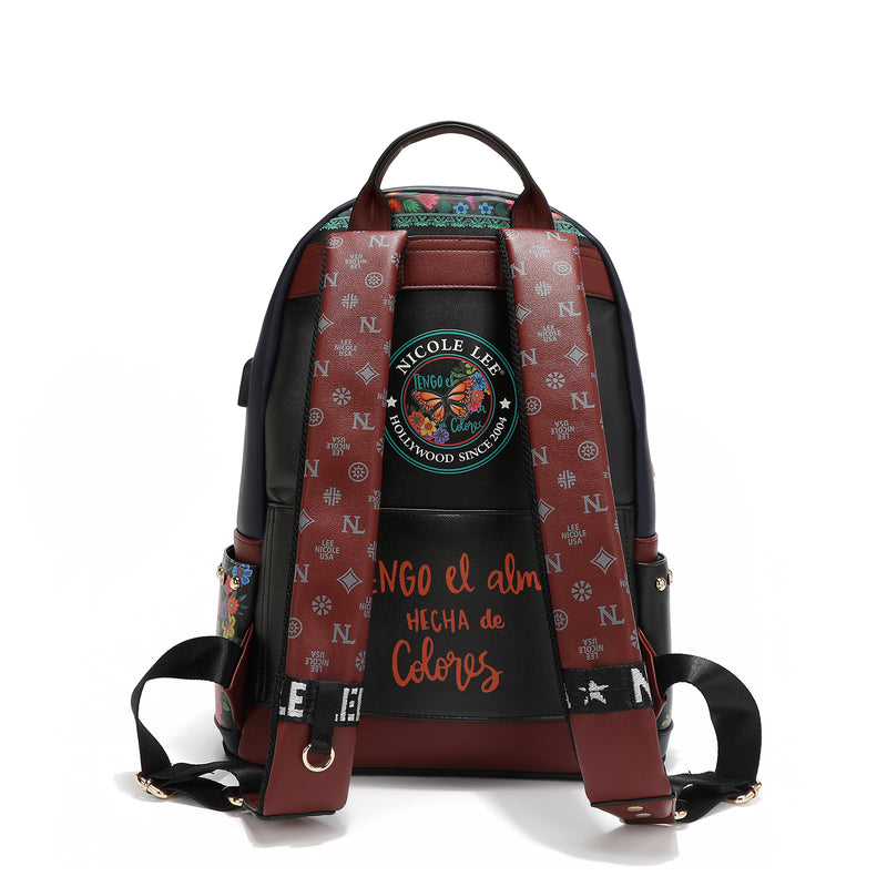 LARGE COMPUTER BACKPACK <tc>ALMA DE COLORES</tc>