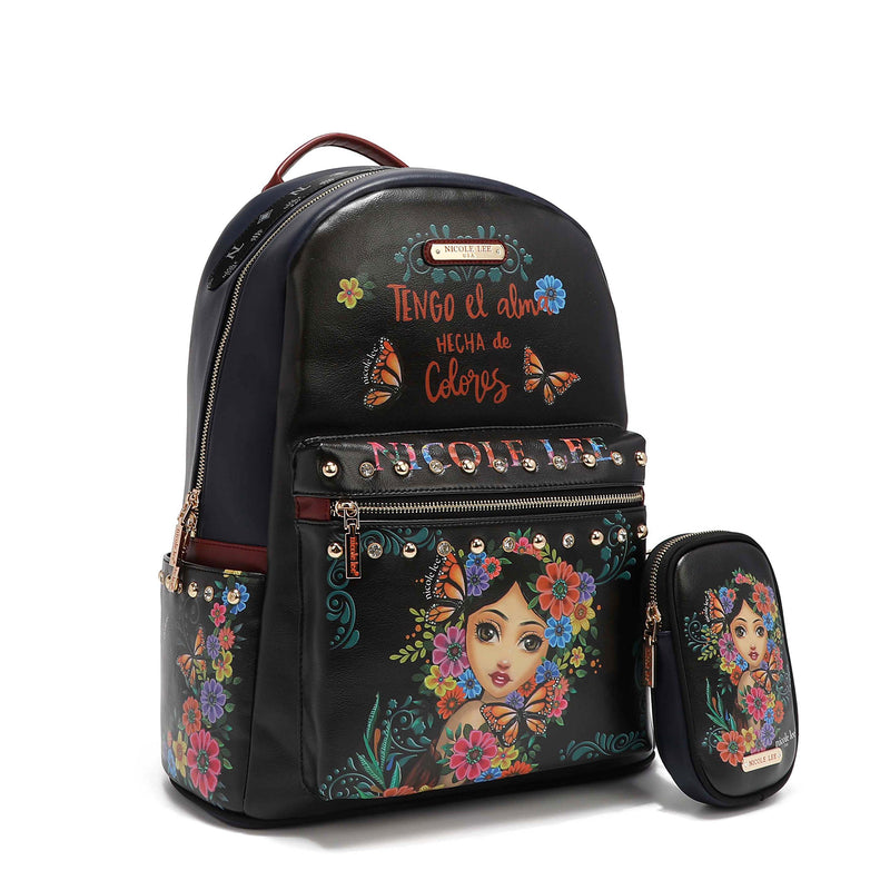 LARGE COMPUTER BACKPACK <tc>ALMA DE COLORES</tc>