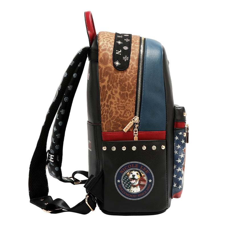 MOCHILA GRANDE DE MODA CON PUERTO DE CARGA USB Y BOLSA (BEST SMILE)