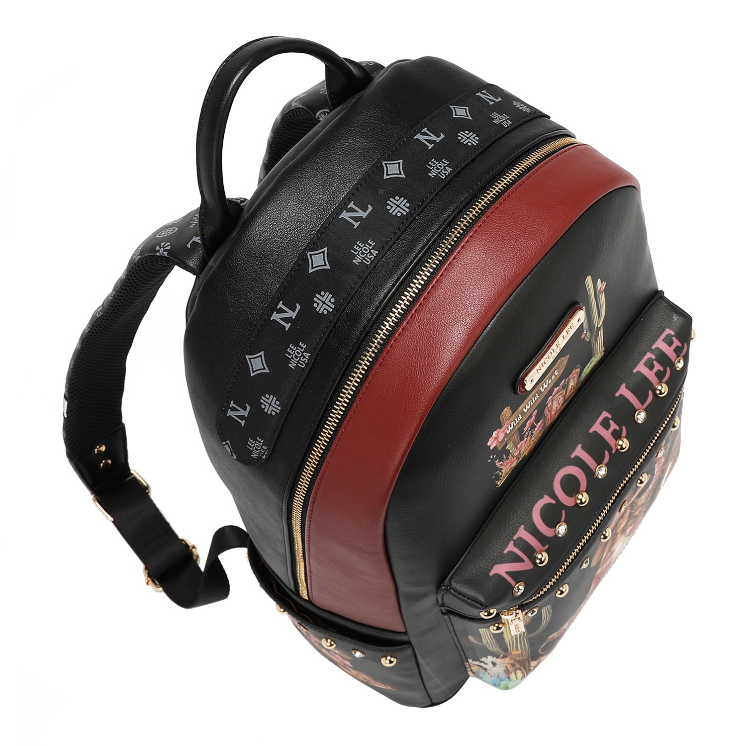 LARGE FASHION BACKPACK WITH USB CHARGING PORT AND BAG (<tc>SOFIA MONTANA</tc>)