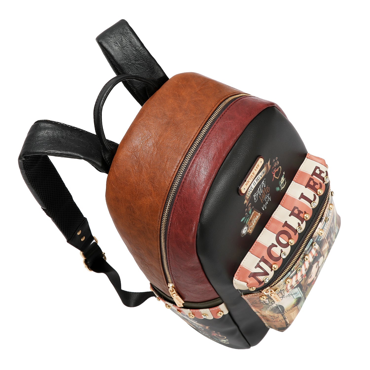 MOCHILA GRANDE DE MODA CON PUERTO DE CARGA USB Y BOLSA (VIRTUAL FRIEND)