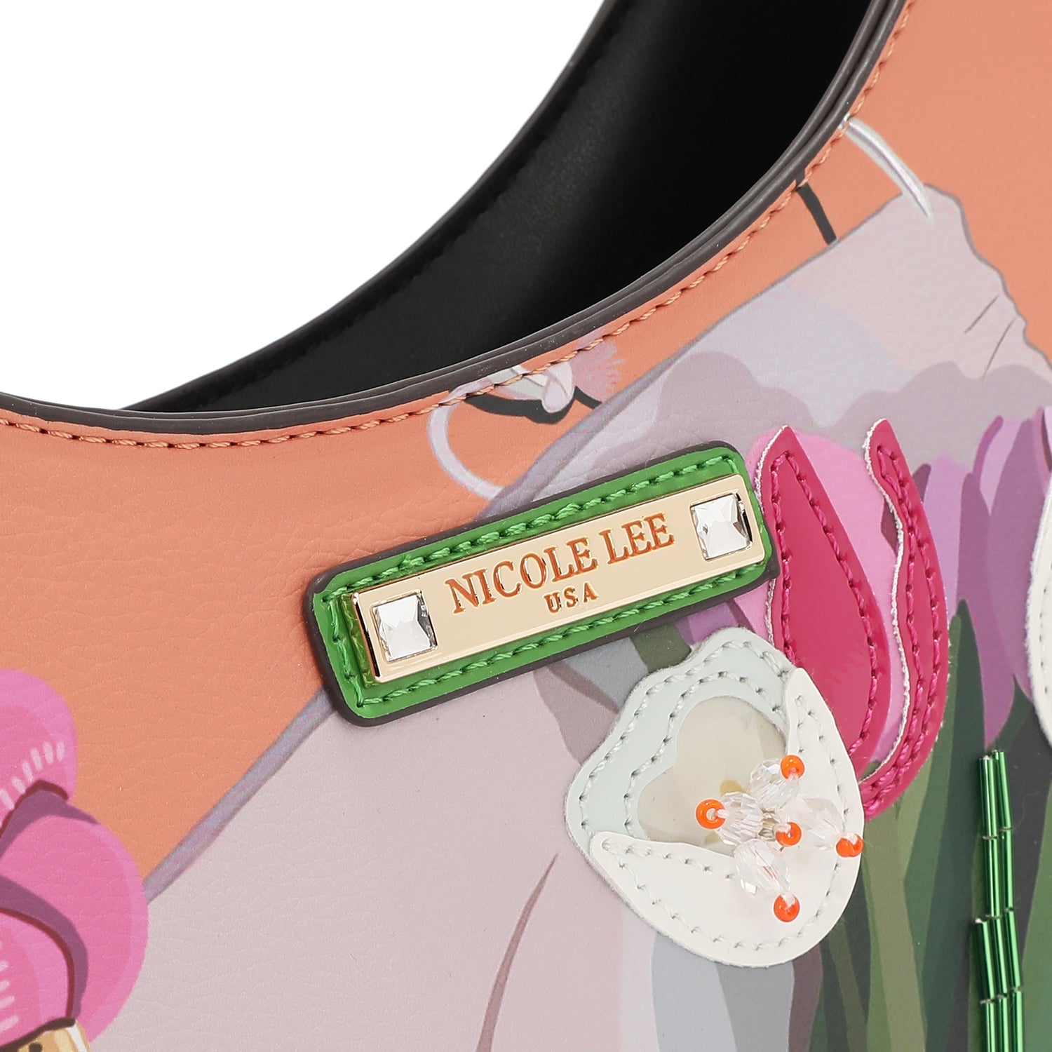 BOLSO DE HOMBRO (VIOLET BLOSSOM)