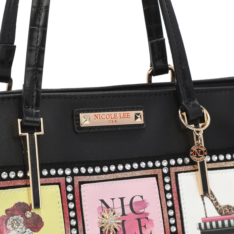 BOLSO SATCHEL "AMOR FUERA DEL CUADRO"