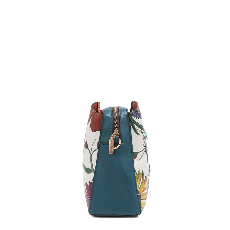 SQUARE CROSSBODY BAG <tc>BUTTER-FLOWER</tc>