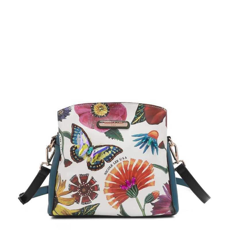 SQUARE CROSSBODY BAG <tc>BUTTER-FLOWER</tc>