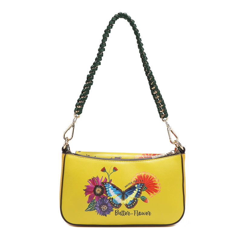 CROSSBODY BAG IN 2 PIECES <tc>BUTTER-FLOWER</tc>