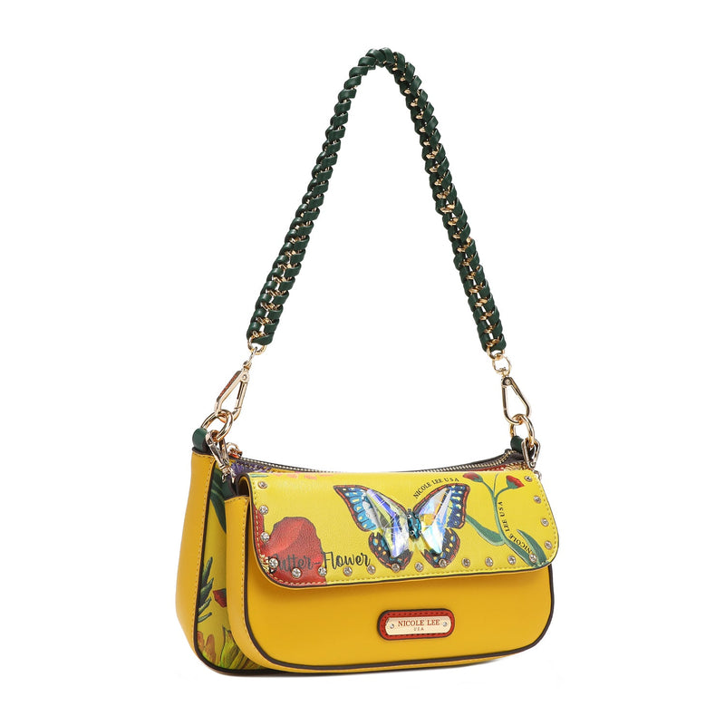 CROSSBODY BAG IN 2 PIECES <tc>BUTTER-FLOWER</tc>