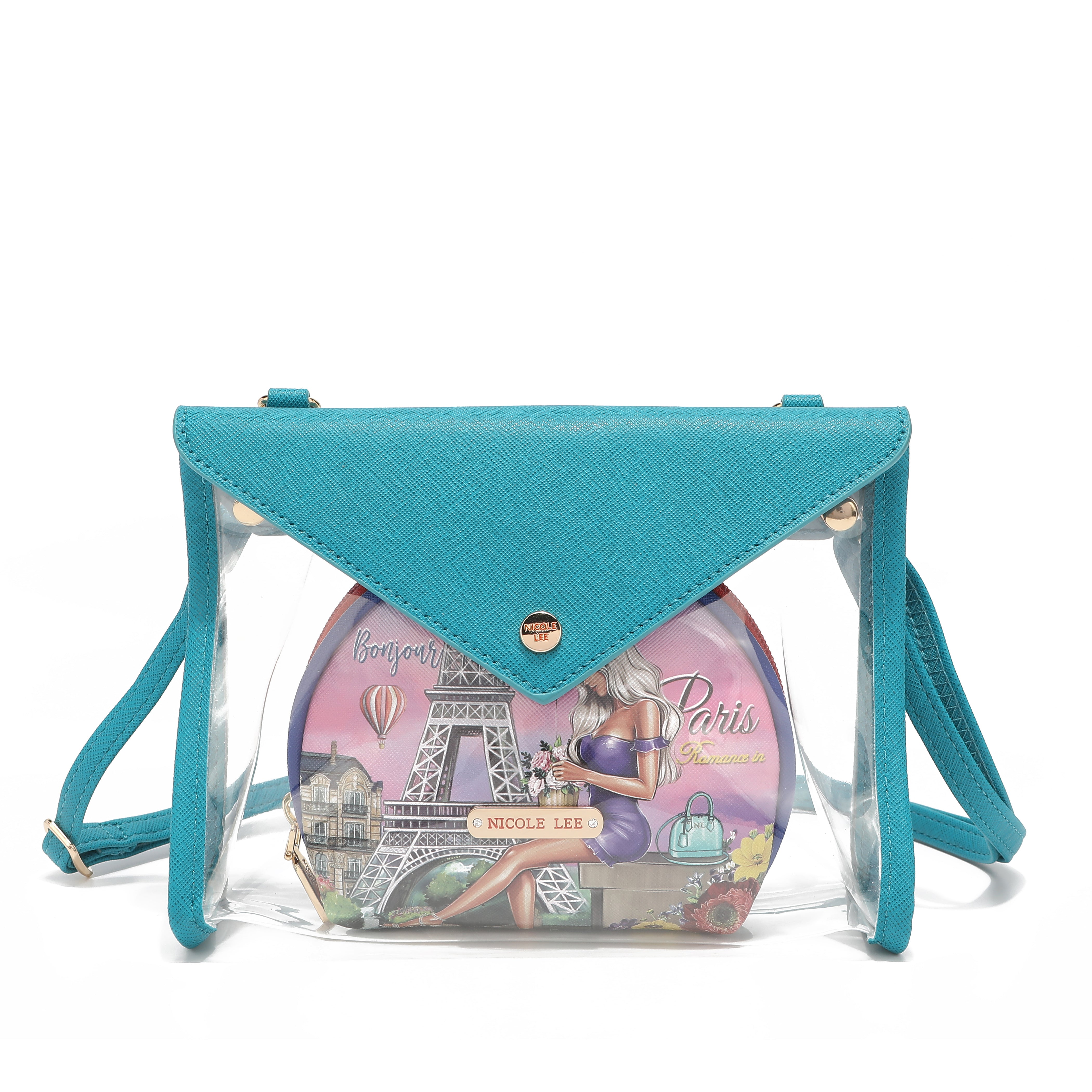 2 -piece bandolera for cosmetics