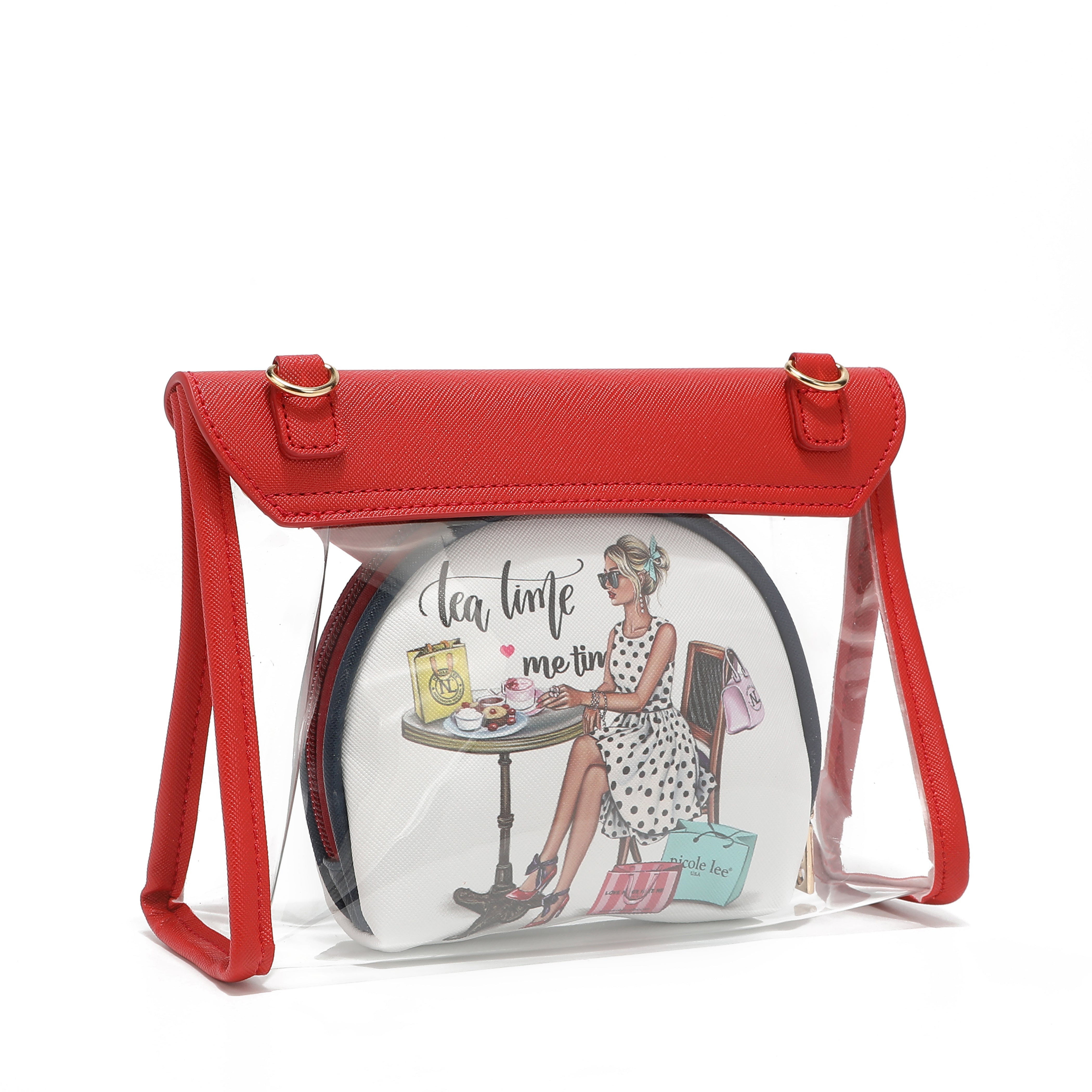 2 -piece bandolera for cosmetics