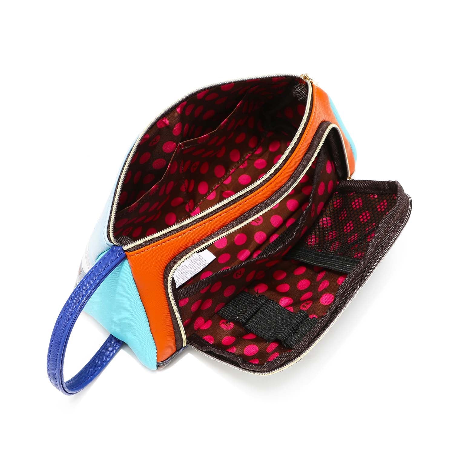 Cosmetiquero with zipper