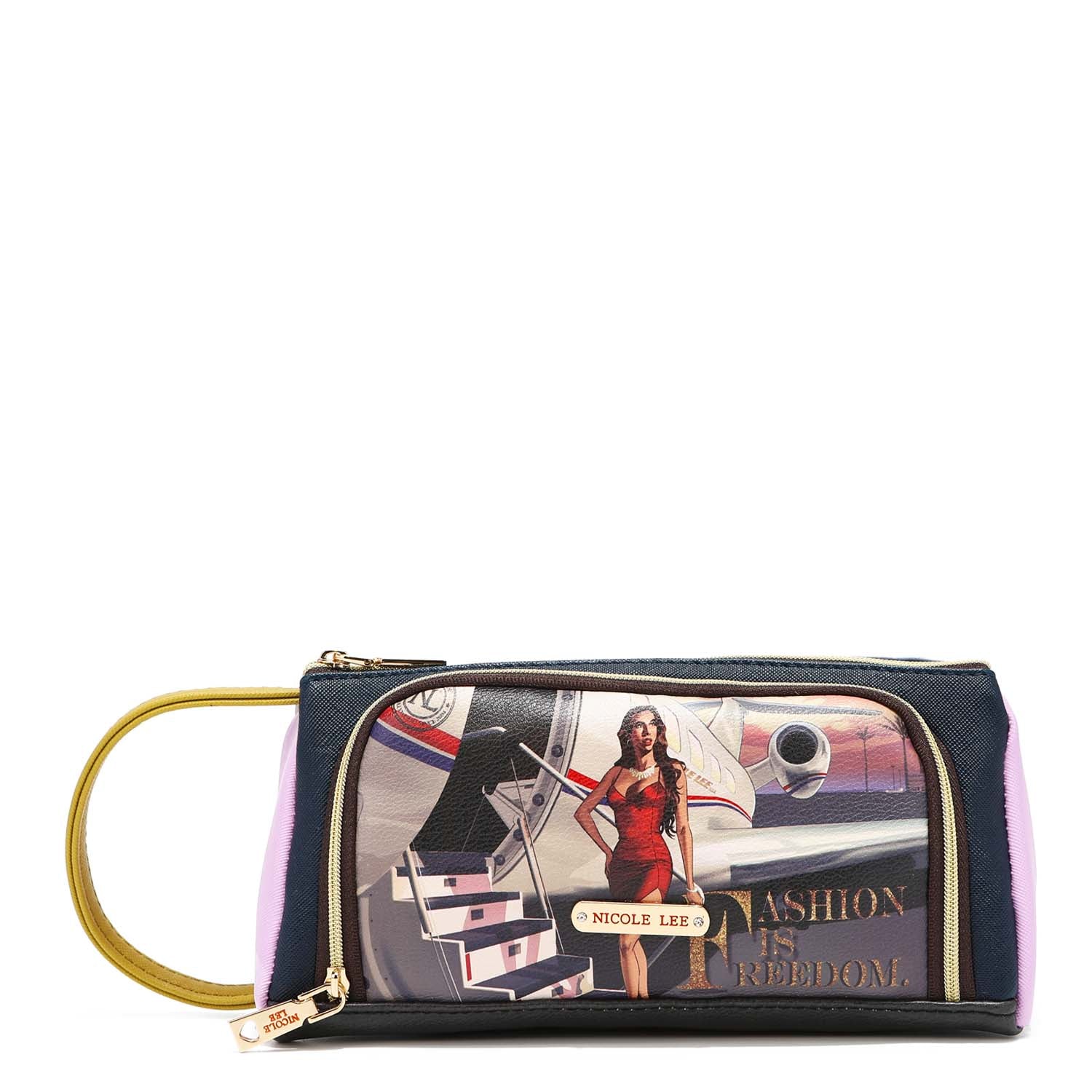 Cosmetiquero with zipper