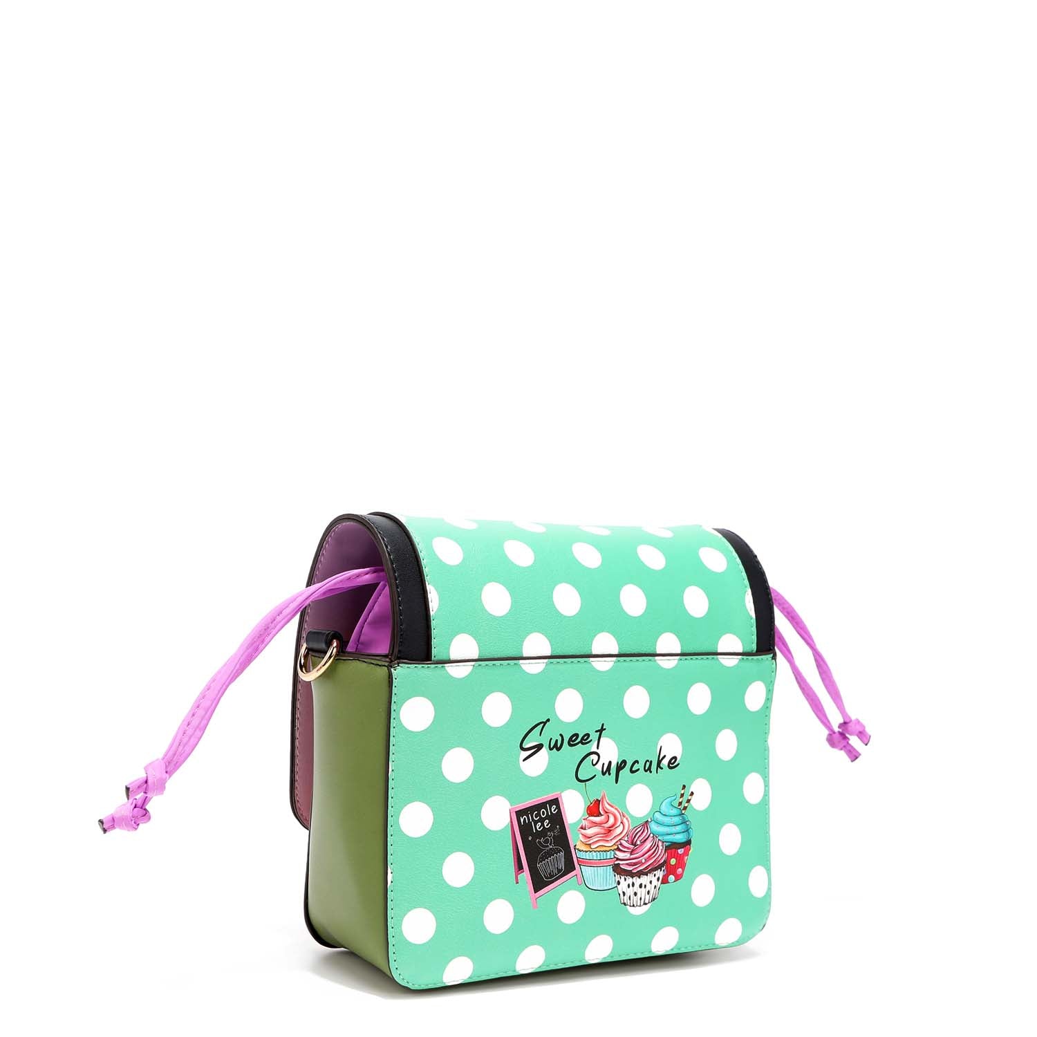 "CUPCAKE DOG" 2-PIECE CROSSBODY BAG