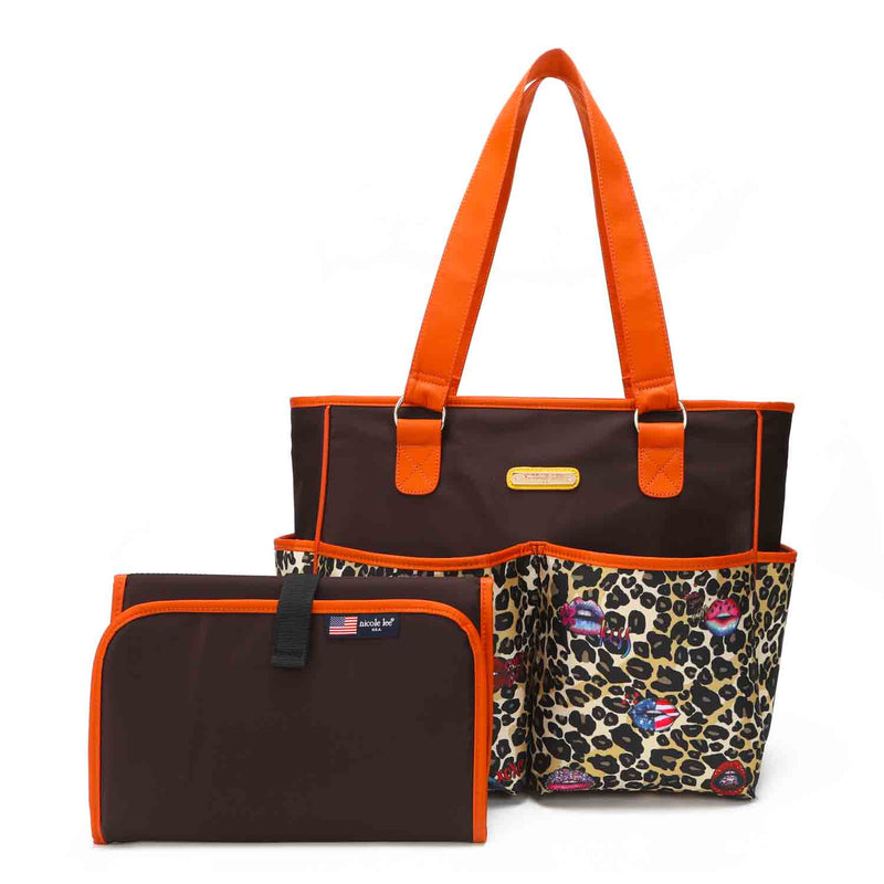 MODERN MULTIFUNCTIONAL DIAPER BAG WITH CHANGING PAD