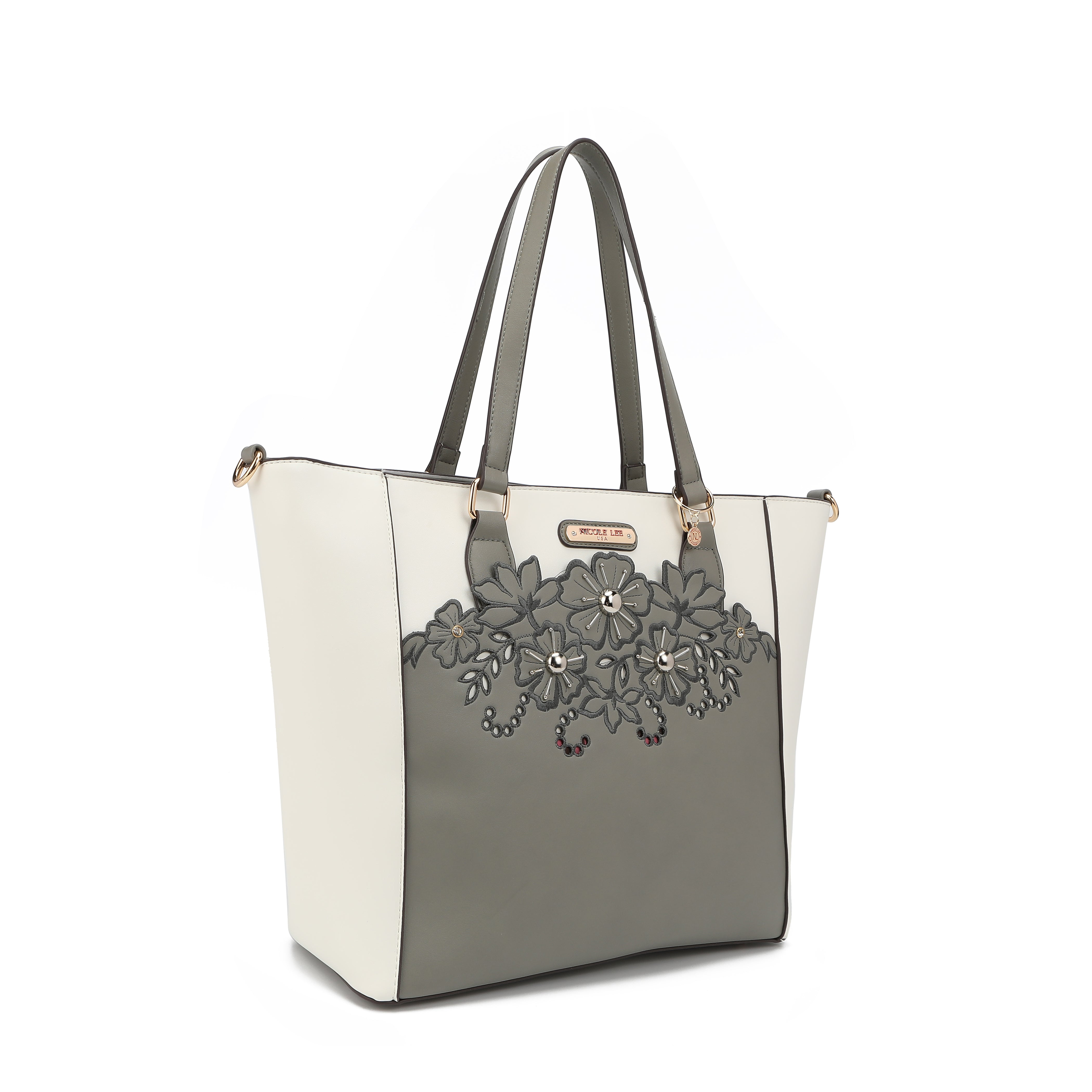 Sac à l'acheteur avec broderie florale