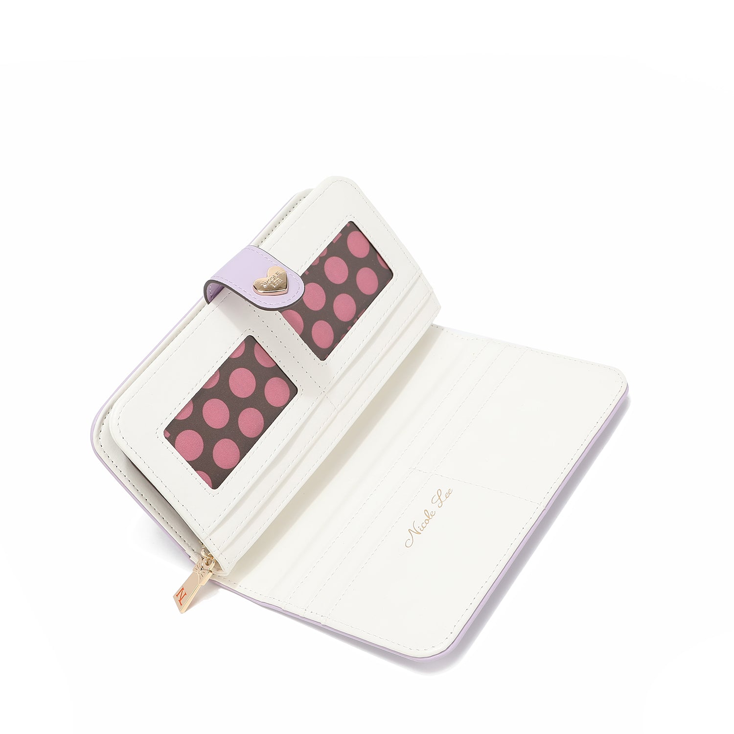 Fashion "Floral" Portfolio with zipper