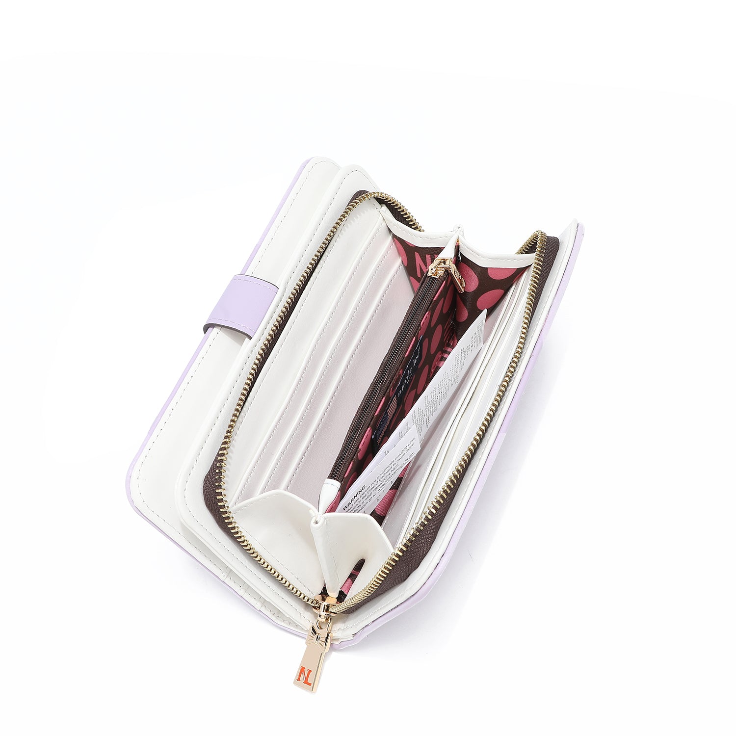 Fashion "Floral" Portfolio with zipper