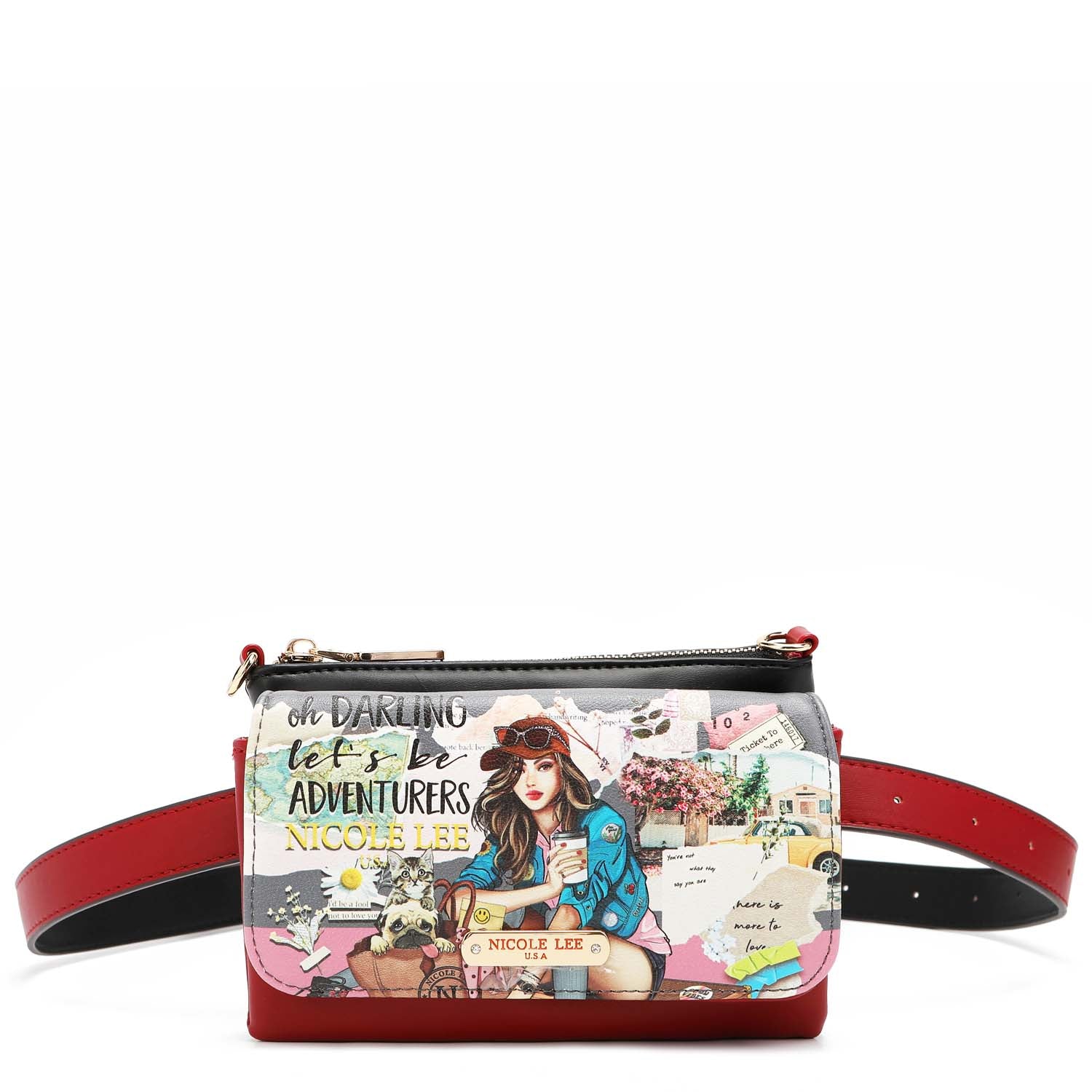 Convertible Fine A Bandolera with print