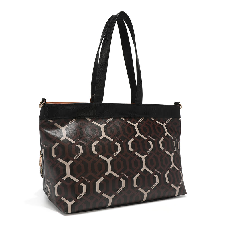 BOLSO SHOPPER "GEOMETRIC"