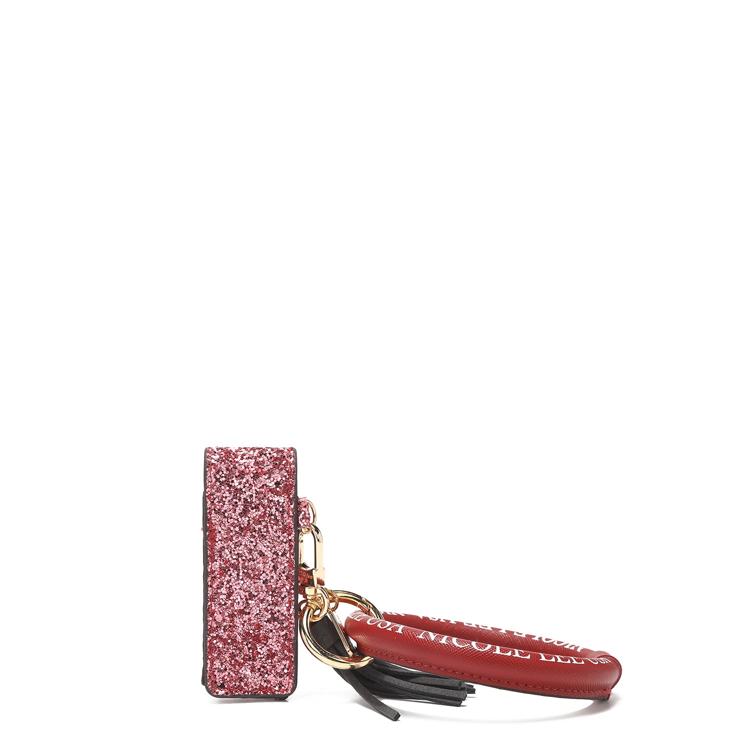 Bracelet keychain with lip brightness case