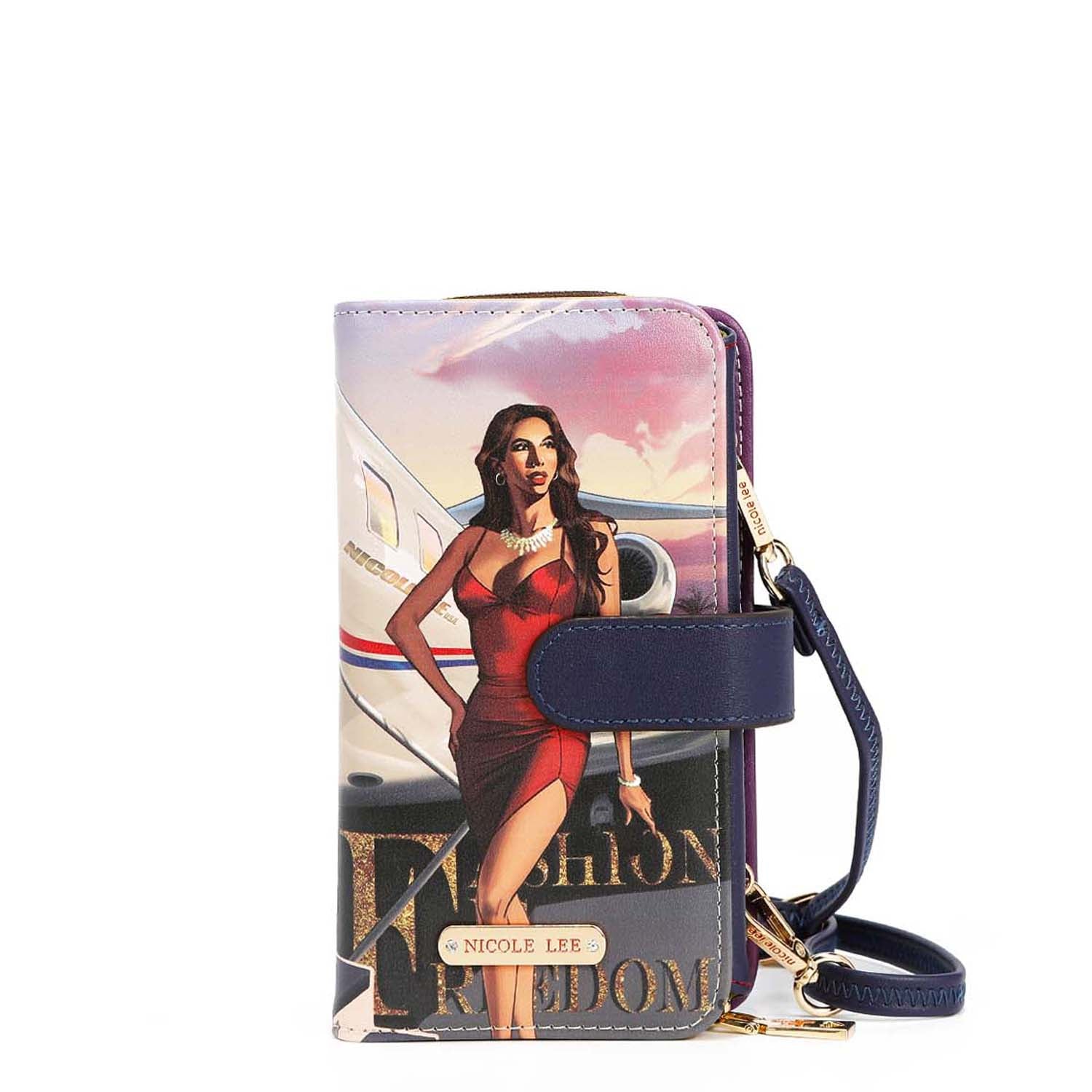 Foldable mobile case with shoulder function