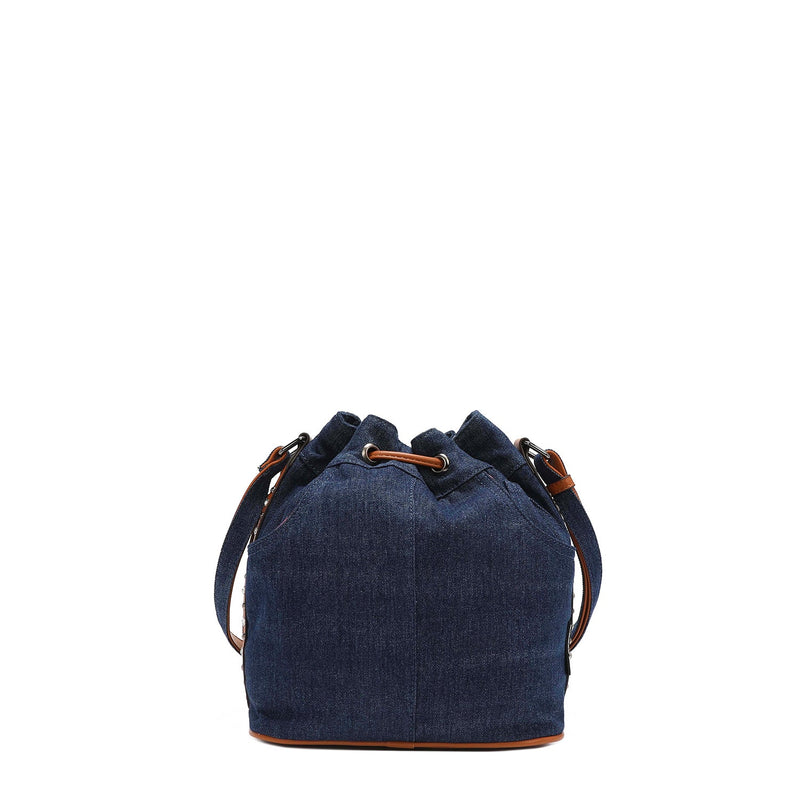 BOLSO BUCKET BUTTER-FLOWER DE DENIM