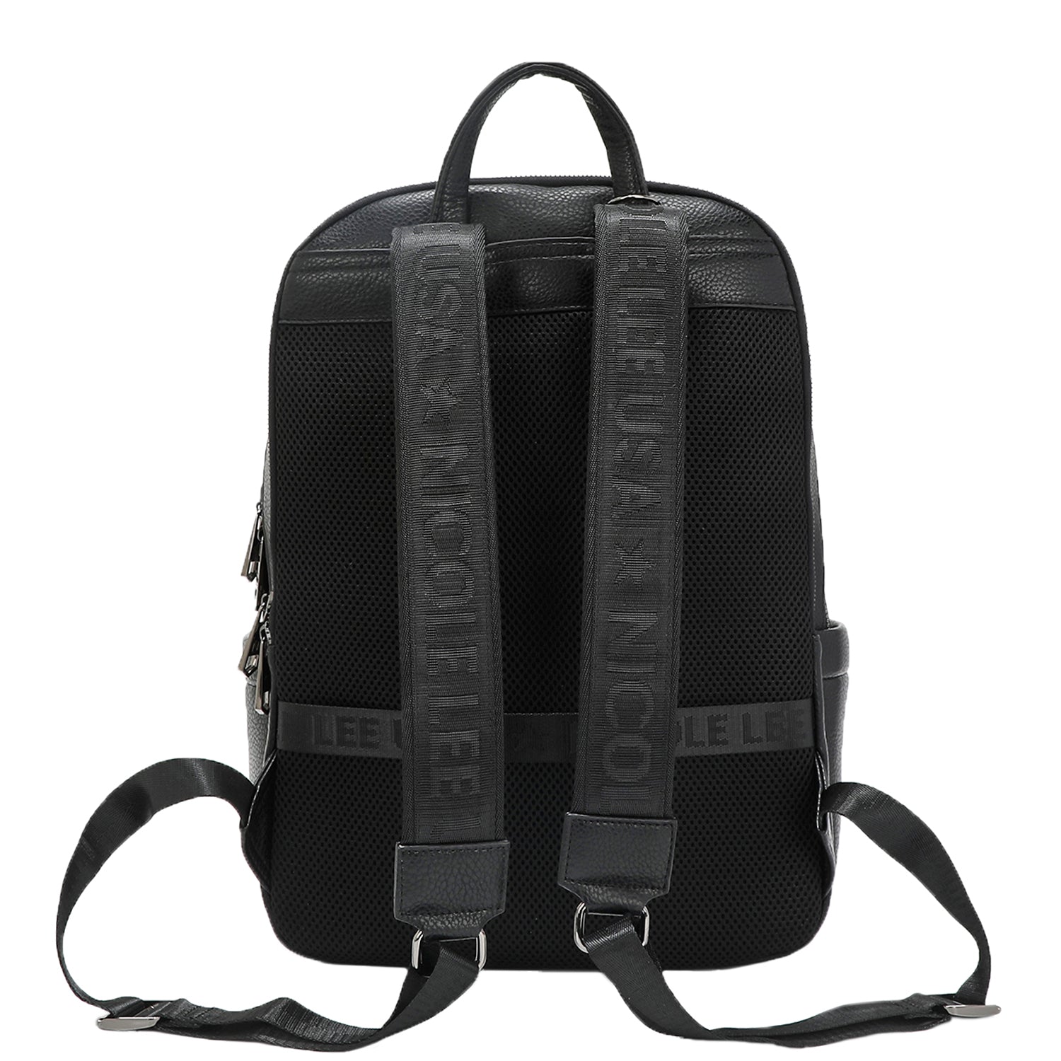 MEN'S BLACK BACKPACK WITH USB CHARGING PORT