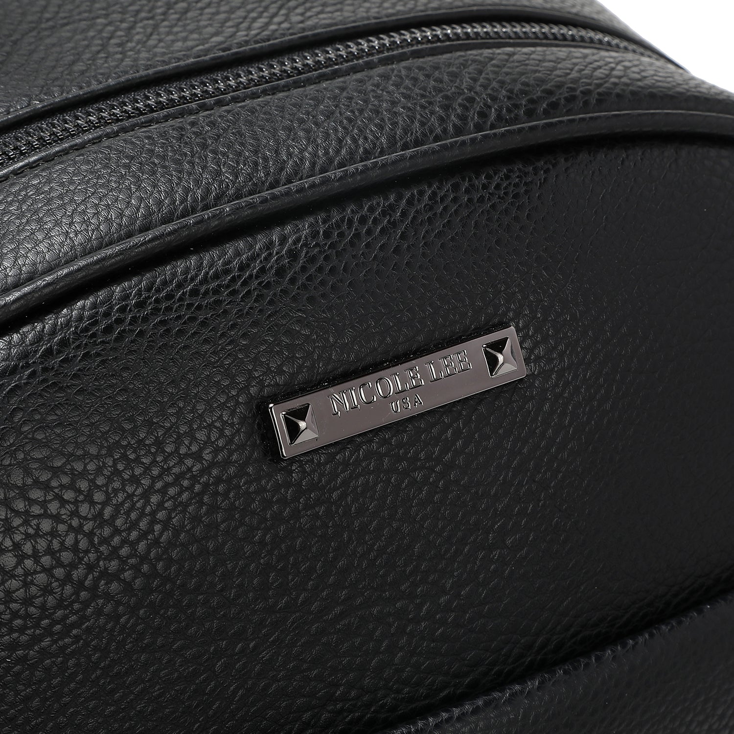 MEN'S BLACK BACKPACK WITH USB CHARGING PORT