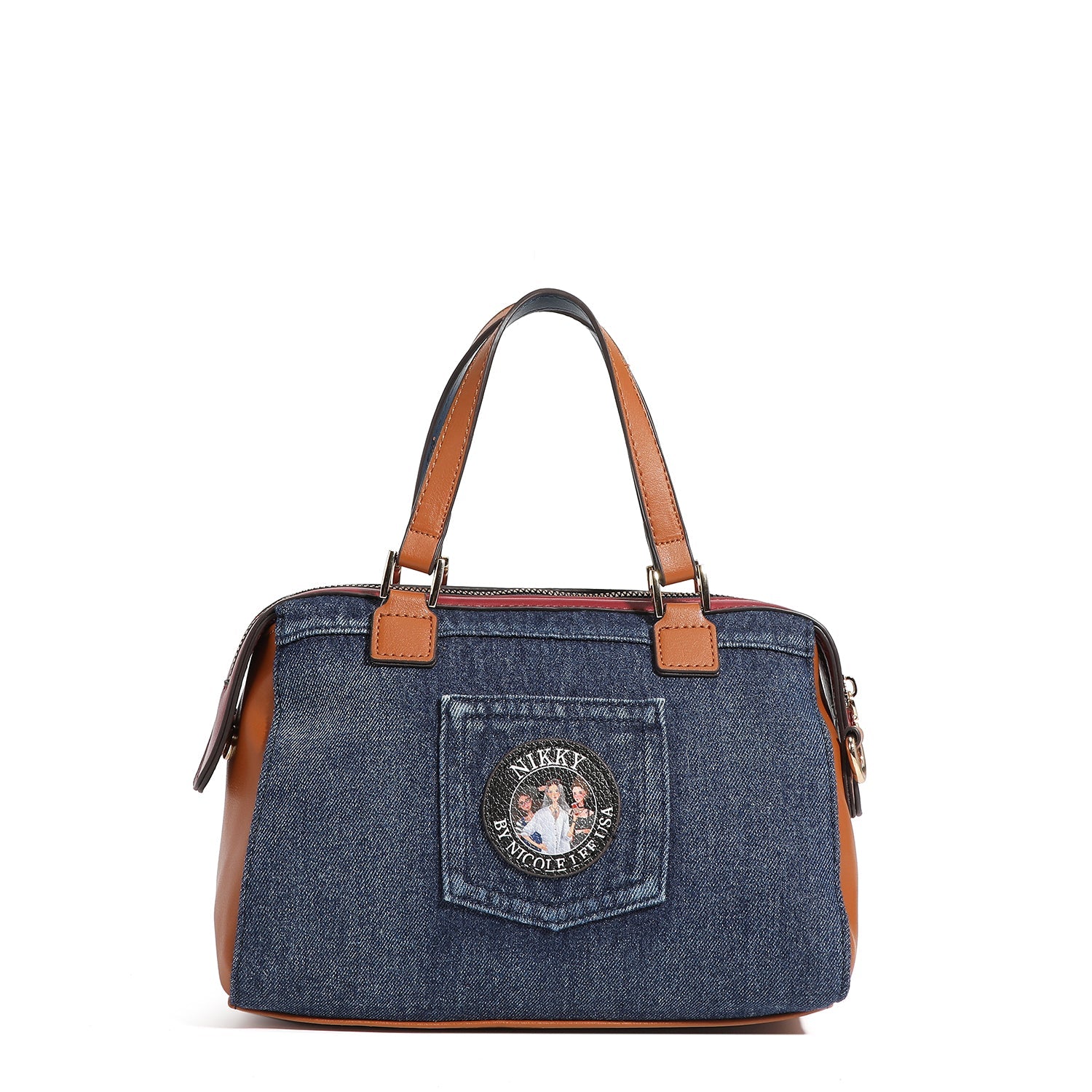 SMALL BOSTON BAG <tc>Denim</tc>