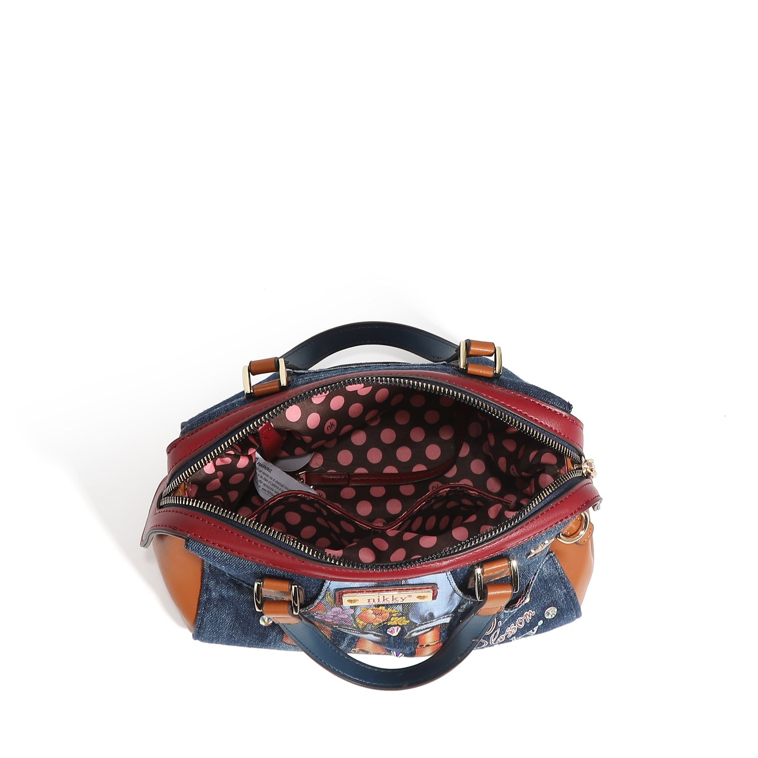 BOLSO PEQUEÑO MENSAJERO BOSTON DE VAQUERO