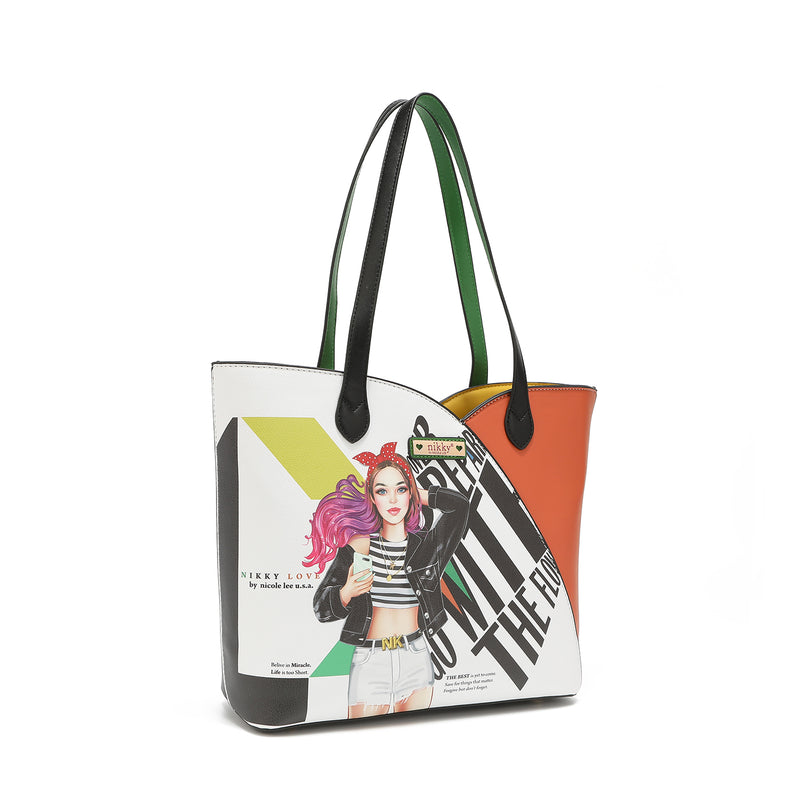 "COLLEGE GIRL" SHOPPER BAG